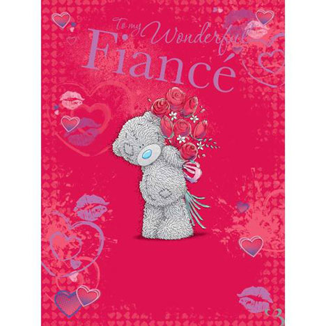 Fiance Me to You Bear Large Valentines Day Card £3.99